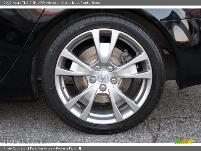 Crystal Black Pearl / Ebony 2012 Acura TL 3.7 SH-AWD Advance