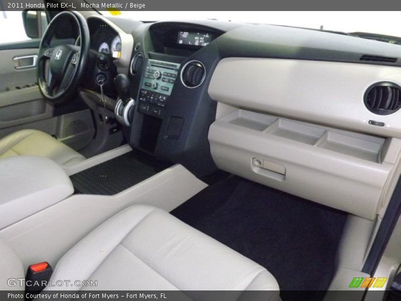 Mocha Metallic / Beige 2011 Honda Pilot EX-L