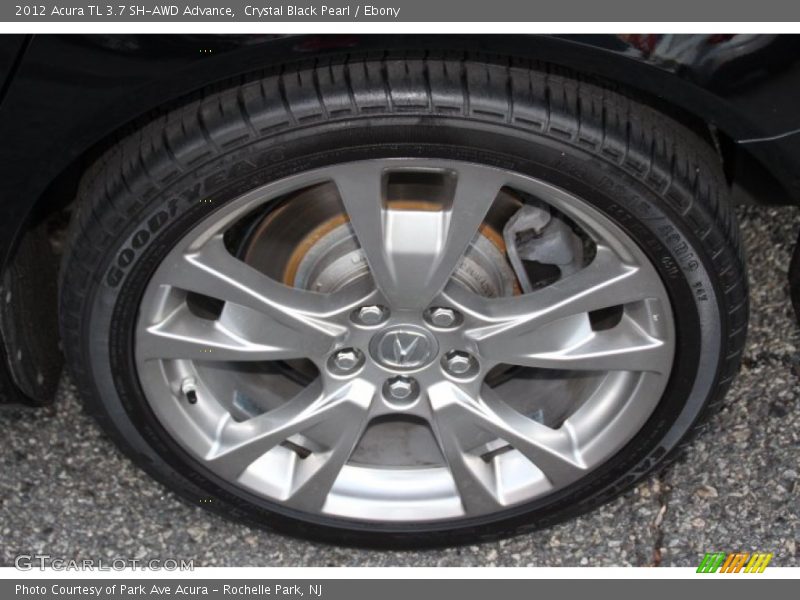 Crystal Black Pearl / Ebony 2012 Acura TL 3.7 SH-AWD Advance