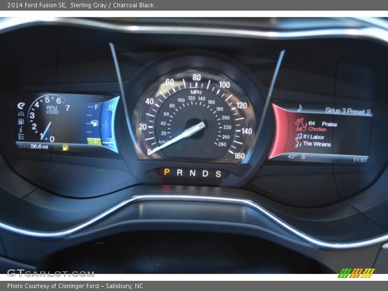  2014 Fusion SE SE Gauges