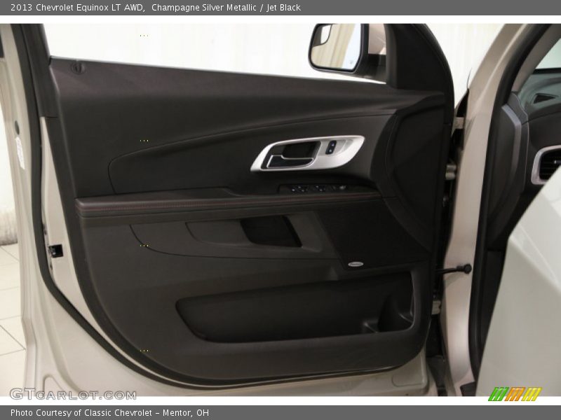 Champagne Silver Metallic / Jet Black 2013 Chevrolet Equinox LT AWD