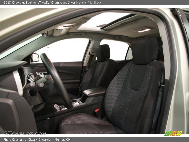 Champagne Silver Metallic / Jet Black 2013 Chevrolet Equinox LT AWD