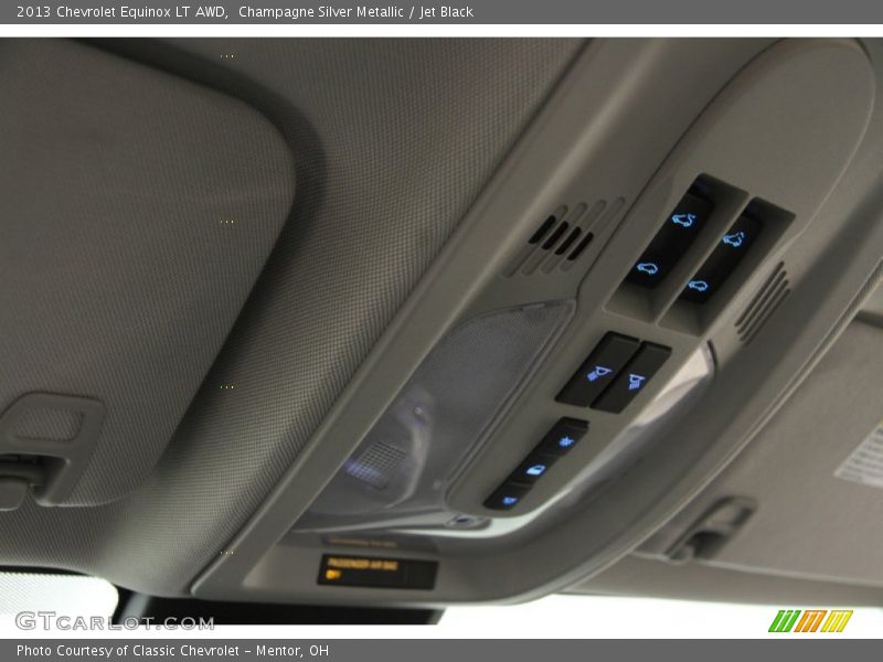 Champagne Silver Metallic / Jet Black 2013 Chevrolet Equinox LT AWD