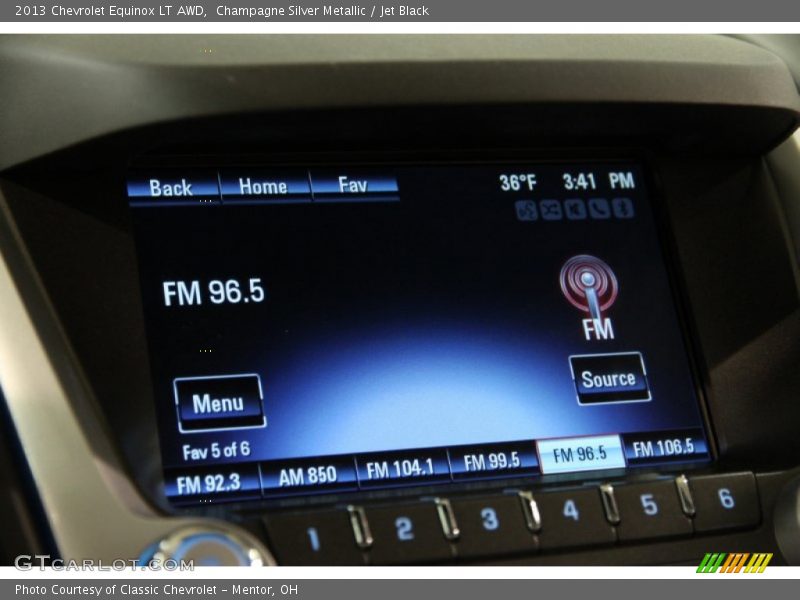 Champagne Silver Metallic / Jet Black 2013 Chevrolet Equinox LT AWD