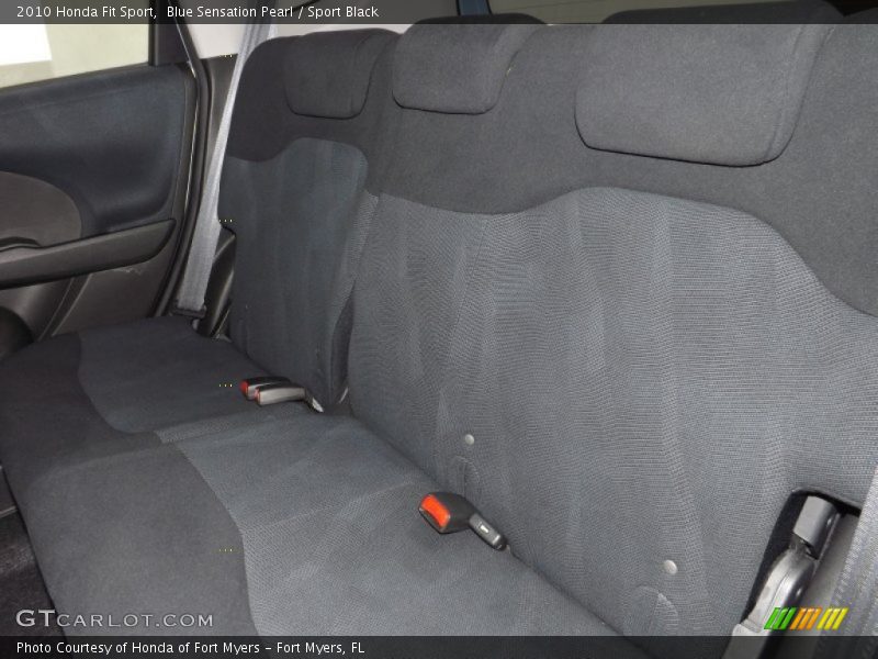 Blue Sensation Pearl / Sport Black 2010 Honda Fit Sport