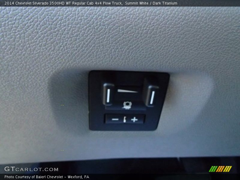 Summit White / Dark Titanium 2014 Chevrolet Silverado 3500HD WT Regular Cab 4x4 Plow Truck