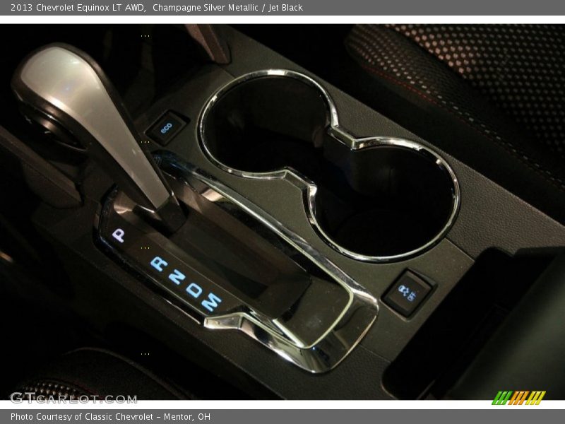 Champagne Silver Metallic / Jet Black 2013 Chevrolet Equinox LT AWD