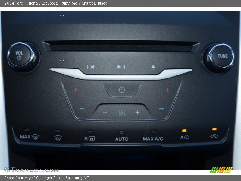 Ruby Red / Charcoal Black 2014 Ford Fusion SE EcoBoost