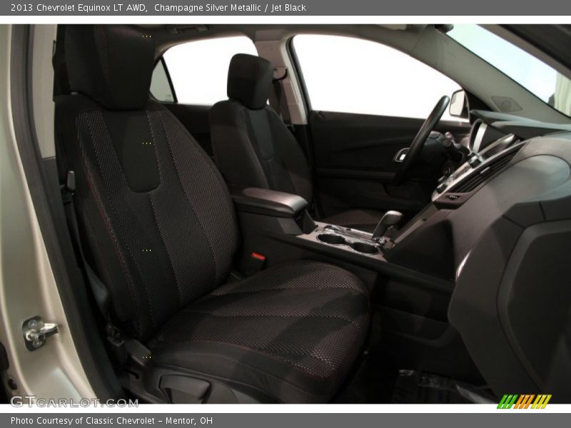 Champagne Silver Metallic / Jet Black 2013 Chevrolet Equinox LT AWD