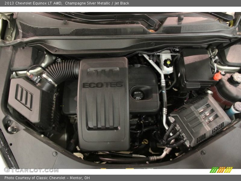 Champagne Silver Metallic / Jet Black 2013 Chevrolet Equinox LT AWD
