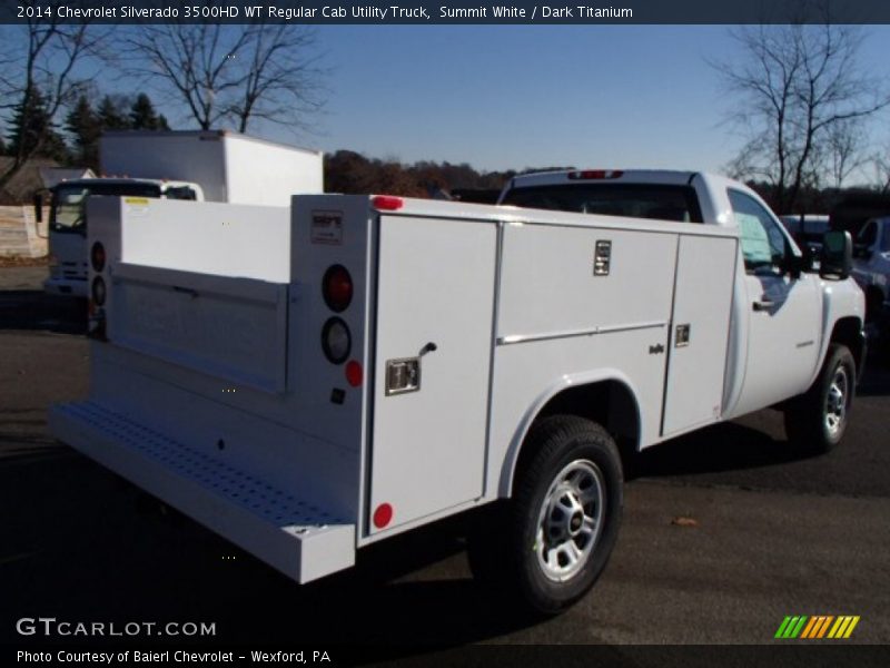 Summit White / Dark Titanium 2014 Chevrolet Silverado 3500HD WT Regular Cab Utility Truck