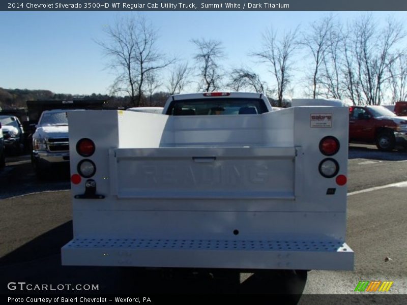 Summit White / Dark Titanium 2014 Chevrolet Silverado 3500HD WT Regular Cab Utility Truck