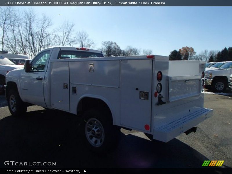 Summit White / Dark Titanium 2014 Chevrolet Silverado 3500HD WT Regular Cab Utility Truck
