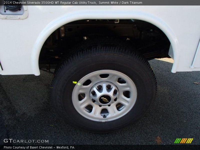 Summit White / Dark Titanium 2014 Chevrolet Silverado 3500HD WT Regular Cab Utility Truck