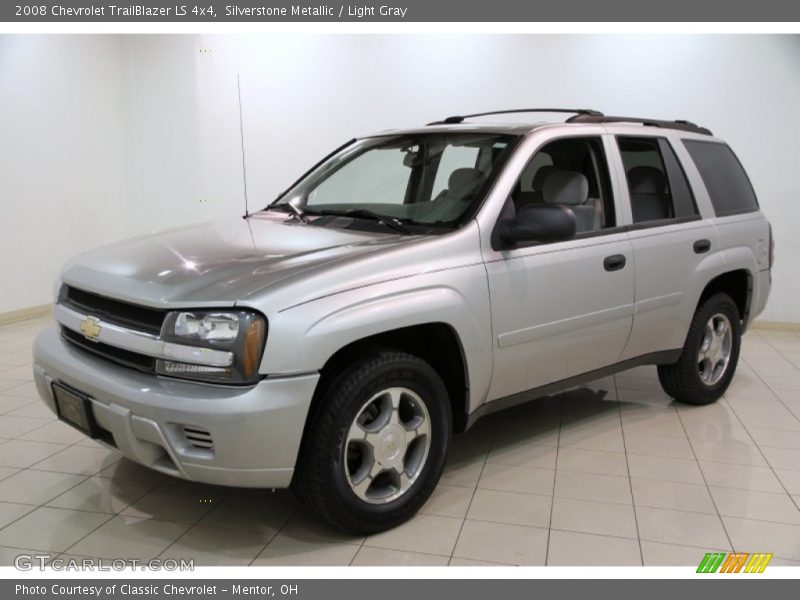Silverstone Metallic / Light Gray 2008 Chevrolet TrailBlazer LS 4x4