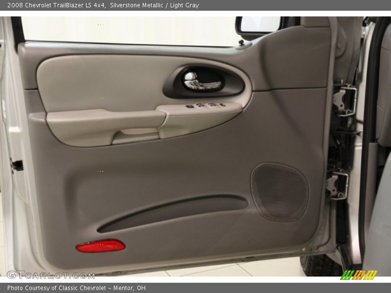 Silverstone Metallic / Light Gray 2008 Chevrolet TrailBlazer LS 4x4