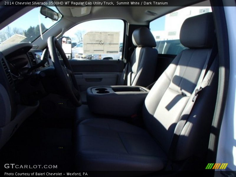 Summit White / Dark Titanium 2014 Chevrolet Silverado 3500HD WT Regular Cab Utility Truck