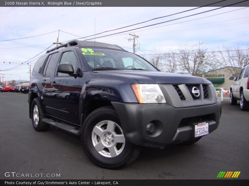 Midnight Blue / Steel/Graphite 2008 Nissan Xterra X