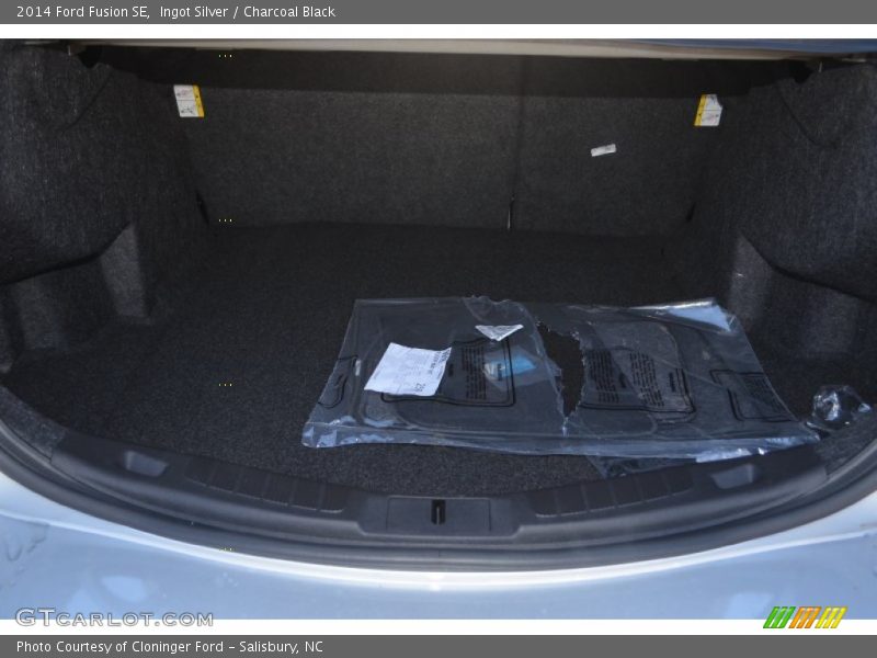 Ingot Silver / Charcoal Black 2014 Ford Fusion SE