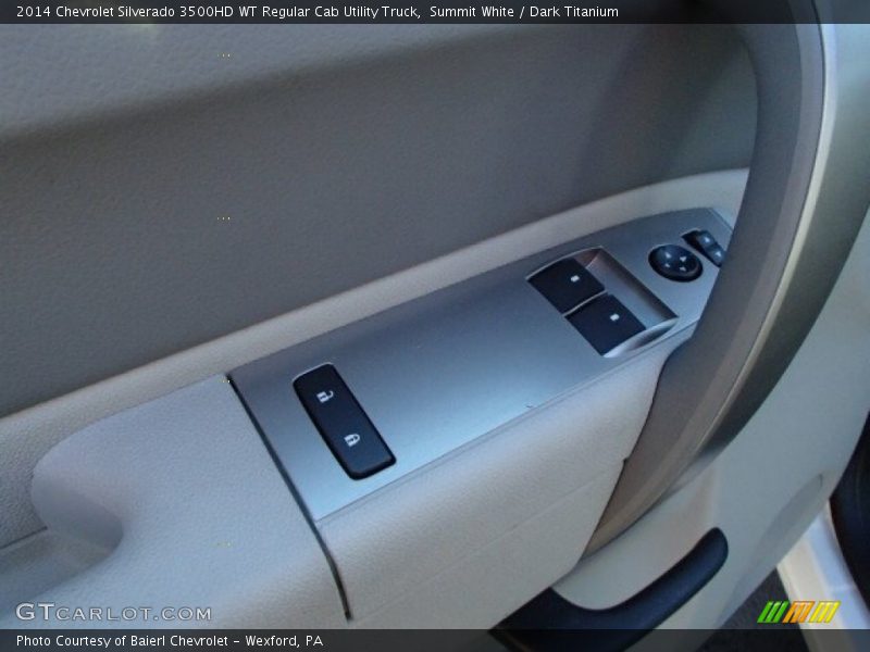 Summit White / Dark Titanium 2014 Chevrolet Silverado 3500HD WT Regular Cab Utility Truck