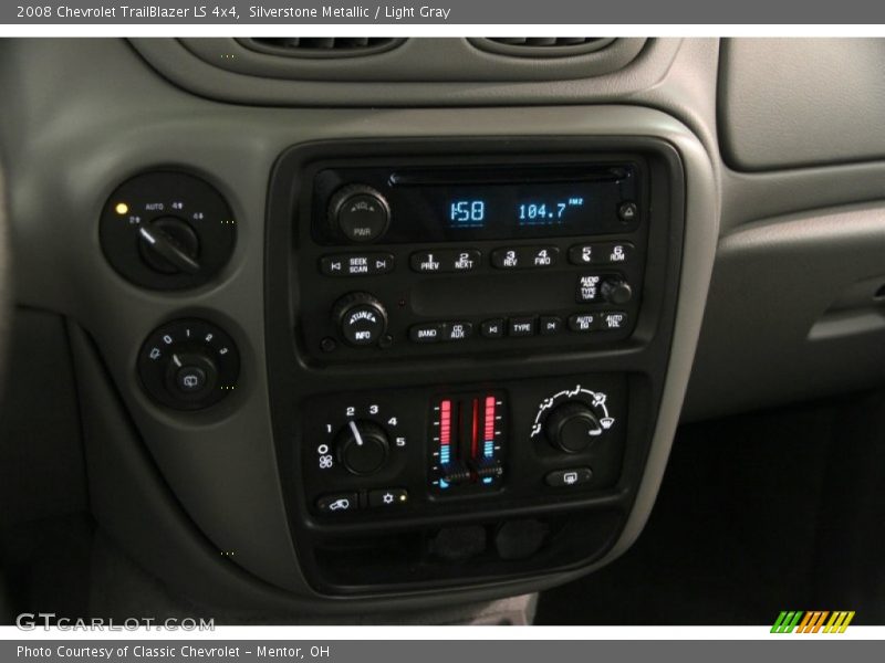 Silverstone Metallic / Light Gray 2008 Chevrolet TrailBlazer LS 4x4