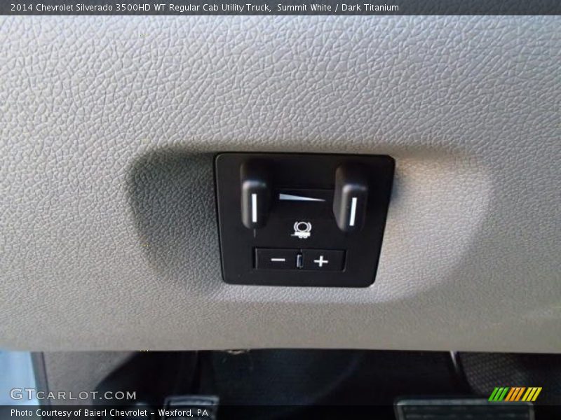 Summit White / Dark Titanium 2014 Chevrolet Silverado 3500HD WT Regular Cab Utility Truck