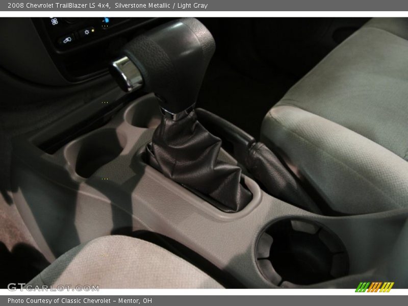 Silverstone Metallic / Light Gray 2008 Chevrolet TrailBlazer LS 4x4