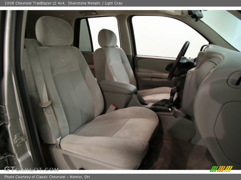 Silverstone Metallic / Light Gray 2008 Chevrolet TrailBlazer LS 4x4