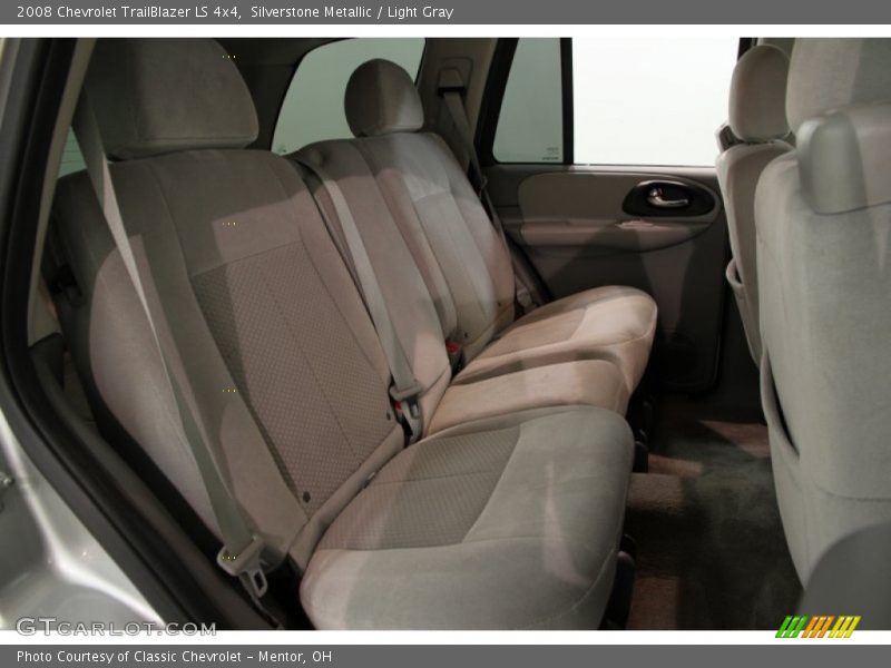 Silverstone Metallic / Light Gray 2008 Chevrolet TrailBlazer LS 4x4