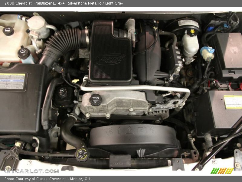 Silverstone Metallic / Light Gray 2008 Chevrolet TrailBlazer LS 4x4