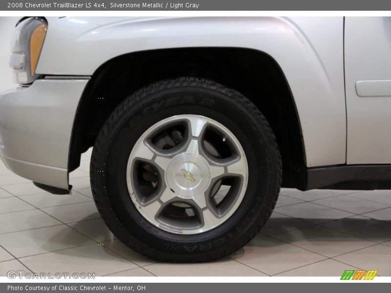 Silverstone Metallic / Light Gray 2008 Chevrolet TrailBlazer LS 4x4