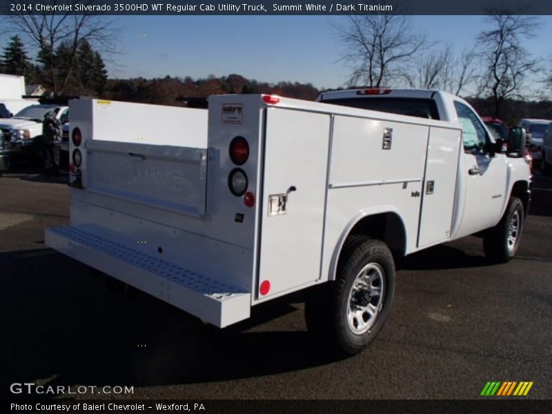 Summit White / Dark Titanium 2014 Chevrolet Silverado 3500HD WT Regular Cab Utility Truck