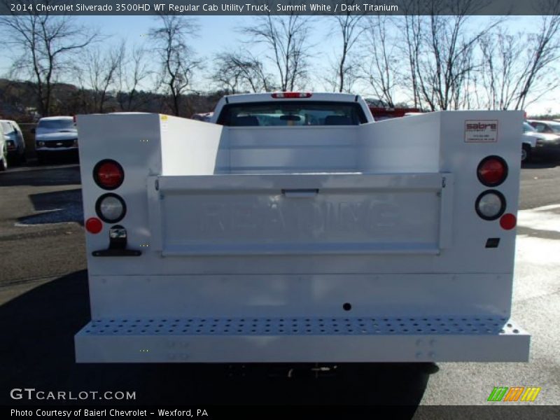 Summit White / Dark Titanium 2014 Chevrolet Silverado 3500HD WT Regular Cab Utility Truck