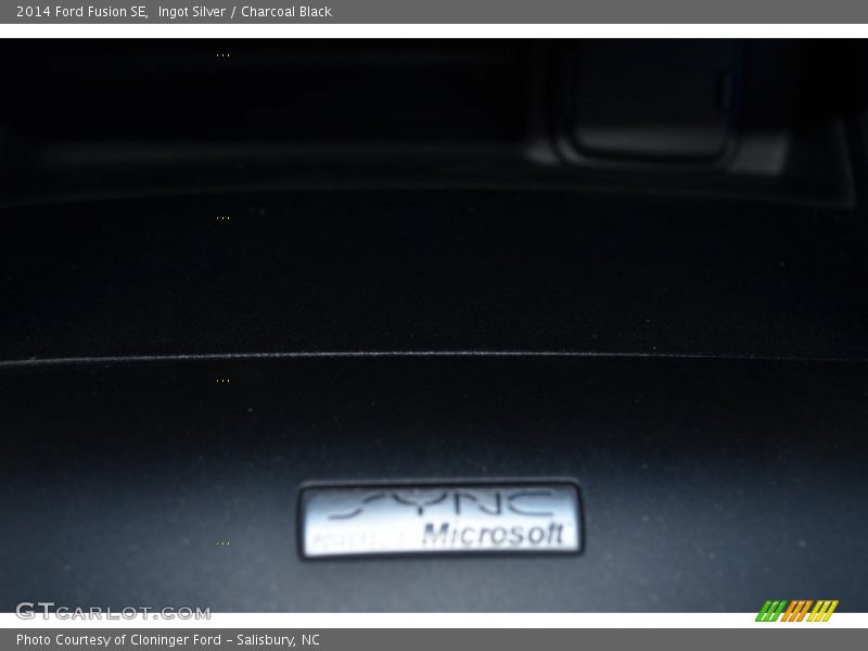 Ingot Silver / Charcoal Black 2014 Ford Fusion SE