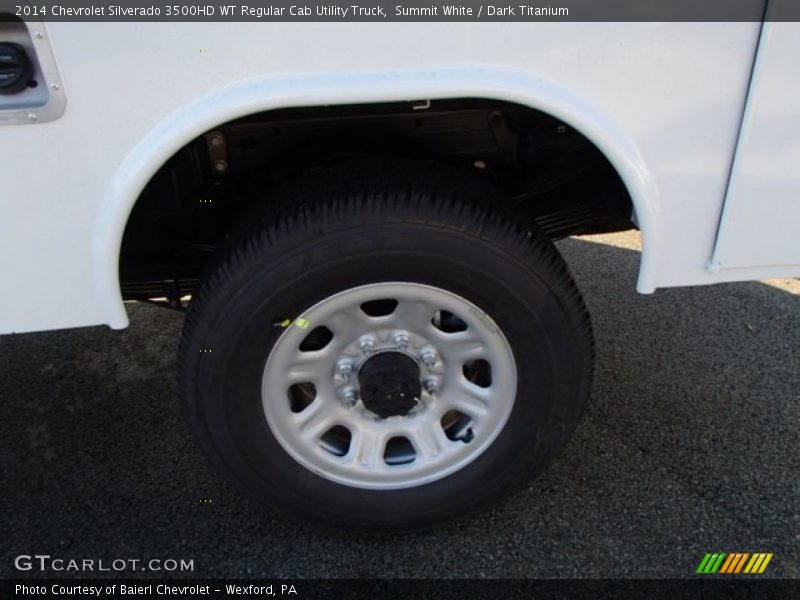 Summit White / Dark Titanium 2014 Chevrolet Silverado 3500HD WT Regular Cab Utility Truck