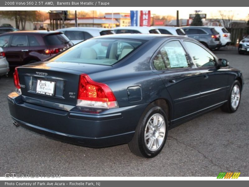 Barents Blue Metallic / Taupe 2008 Volvo S60 2.5T AWD