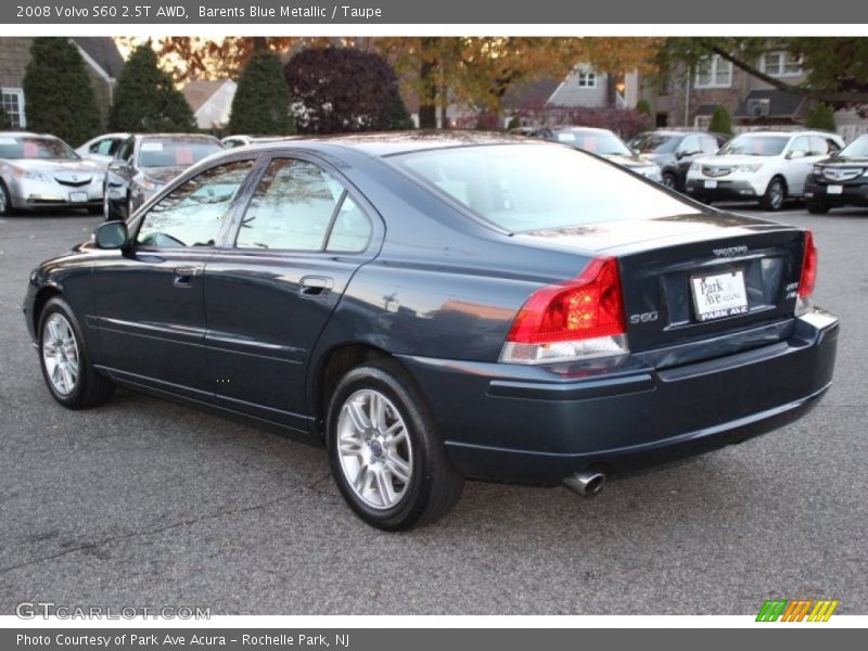 Barents Blue Metallic / Taupe 2008 Volvo S60 2.5T AWD