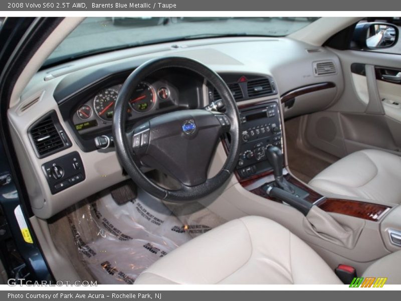Barents Blue Metallic / Taupe 2008 Volvo S60 2.5T AWD