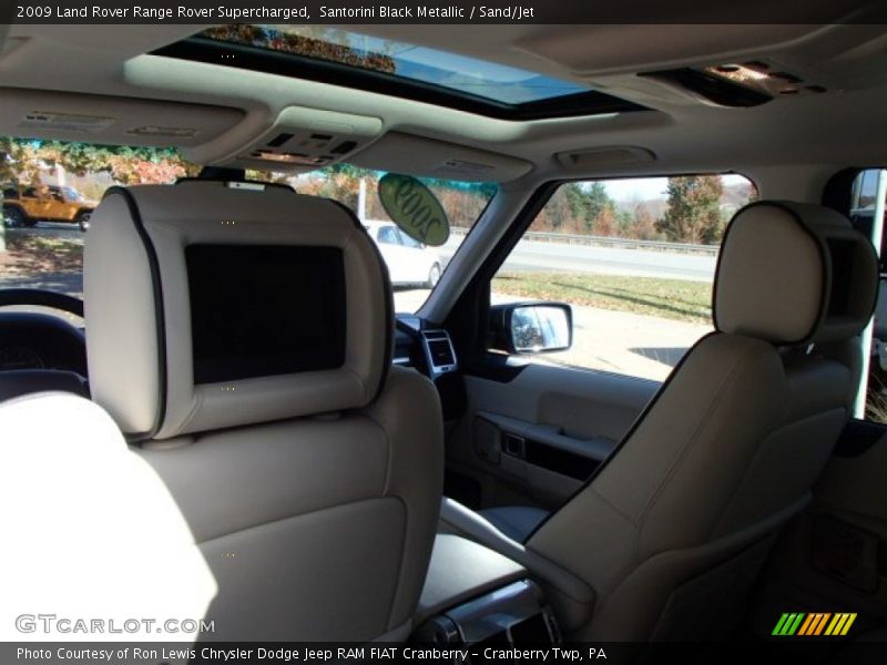 Santorini Black Metallic / Sand/Jet 2009 Land Rover Range Rover Supercharged