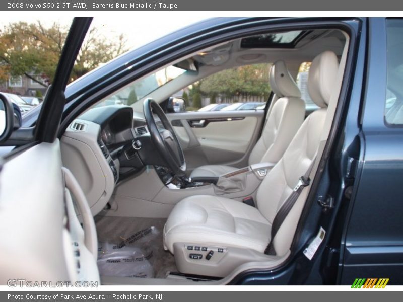 Barents Blue Metallic / Taupe 2008 Volvo S60 2.5T AWD