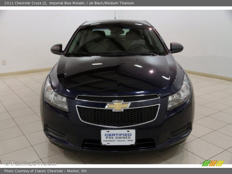 Imperial Blue Metallic / Jet Black/Medium Titanium 2011 Chevrolet Cruze LS