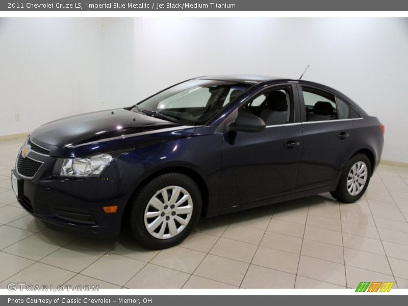 Imperial Blue Metallic / Jet Black/Medium Titanium 2011 Chevrolet Cruze LS