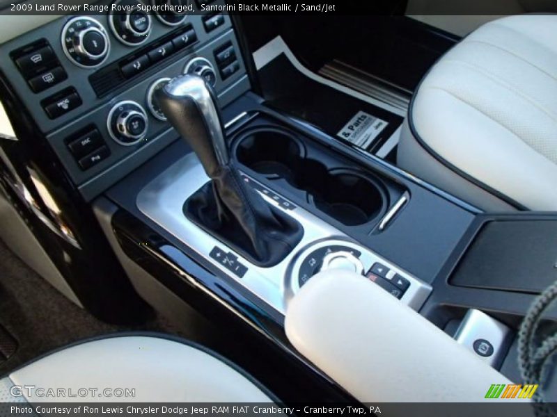 Santorini Black Metallic / Sand/Jet 2009 Land Rover Range Rover Supercharged