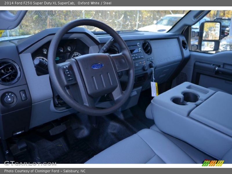 Oxford White / Steel 2014 Ford F250 Super Duty XL SuperCab