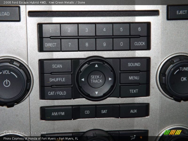 Kiwi Green Metallic / Stone 2008 Ford Escape Hybrid 4WD