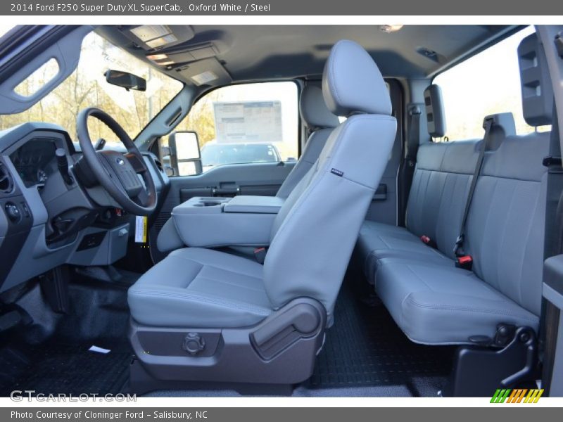  2014 F250 Super Duty XL SuperCab Steel Interior