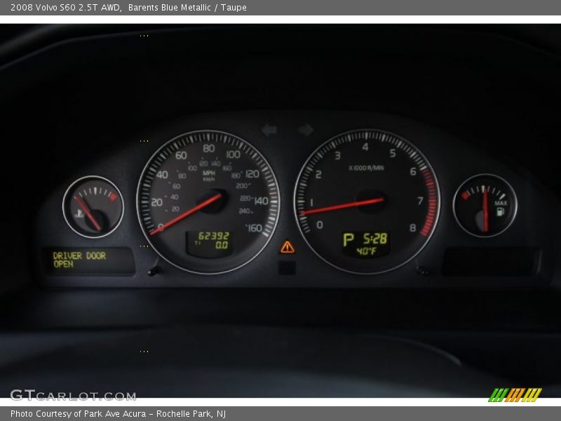 Barents Blue Metallic / Taupe 2008 Volvo S60 2.5T AWD