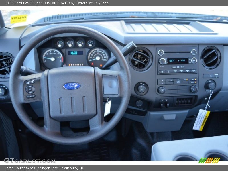 Oxford White / Steel 2014 Ford F250 Super Duty XL SuperCab