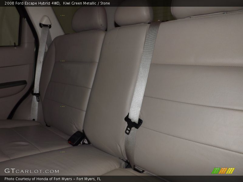 Kiwi Green Metallic / Stone 2008 Ford Escape Hybrid 4WD