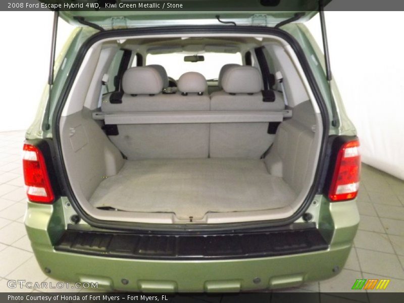 Kiwi Green Metallic / Stone 2008 Ford Escape Hybrid 4WD